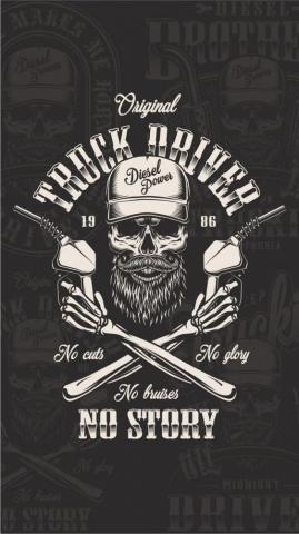 Truck Driver Emblems Collection