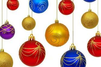 Christmas Ornaments Desktop Wallpaper