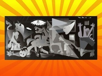 Guernica Wallpaper Pablo Picasso Paintings Background
