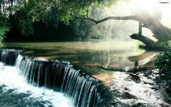 Rainforest Waterfall Wallpaper Mobile At Landscape Monodomo