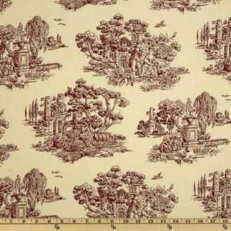 Toile Fabric Bedding