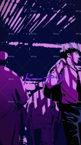 Cowboy Bebop Lofi Vapor Wave Phone Wallpaper