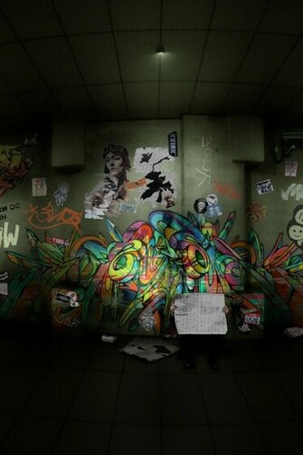 Abstract Graffiti iPhone HD Wallpaper