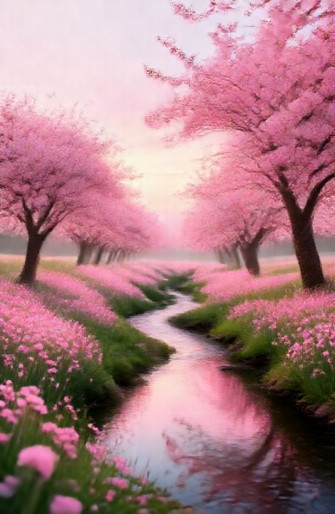 Pink Nature Wallpaper