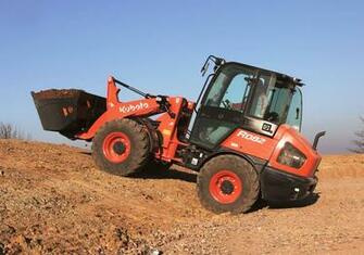 Kubota R082 Wheel Loader HD Wallpaper Background Image