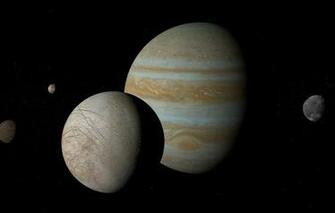 Wallpaper Planet Europe Jupiter Satellites Ganymede Callisto