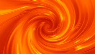 Orange Vortex Wallpaper