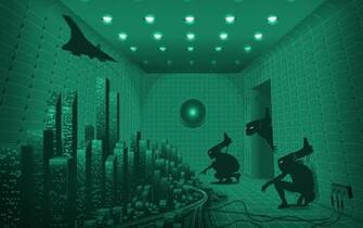 Wallpaper Virtual Reality City Myspace Background