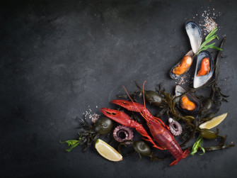 Still Life Crayfish Food Seafood HD Wallpaper