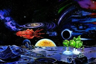 Spaceship Wallpaper Background
