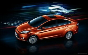 Ford Fiesta Sedan Wallpaper HD Car