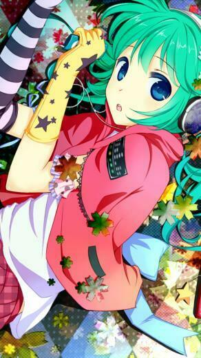 Hatsune Miku Headphones Liuli Phone Thighhighs