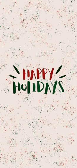 Happy Holidays Beige Wallpaper Christmas Aesthetic