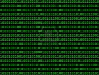 Background Of Binary Computer Language Code In Green Text Html