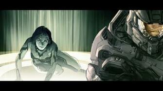 Cortana Master Chief Halo Hero Wallpaper Art HD