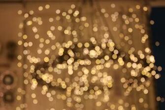 White Christmas Lights HD Wallpaper Pulse