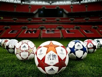 Champions League Balls Desktop Pc And Mac Wallpaper