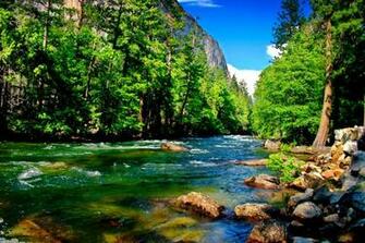 Mountain River High Quality And Resolution Wallpaper On
