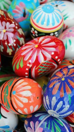 Easter Eggs Mobile Wallpaper