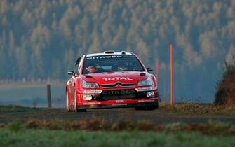 Citroen C4 Wrc Rally Logo Red Light Car Rider HD Wallpaper