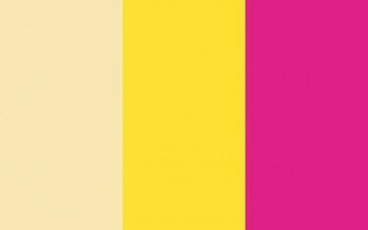 Banana Mania Yellow And Barbie Pink Three Color Background