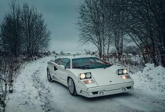 Lamborghini Countach 4k Ultra HD Wallpaper Background Image