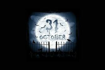 Graveyard October Crows Creepy Horror Holiday Halloween Scary Dark H