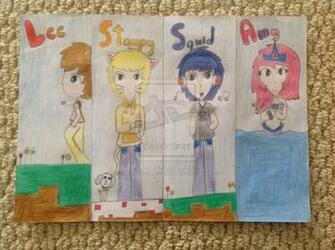Stampylongnose And Iballisticsquid Wallpaper Stampy The Gang By