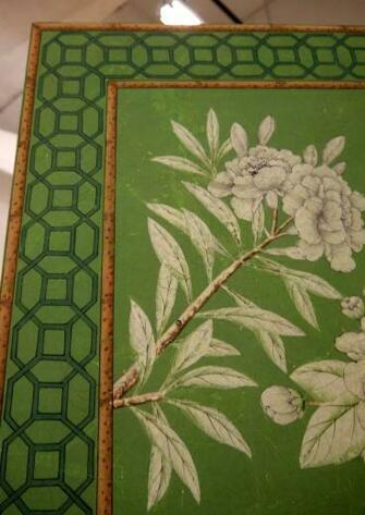 Gracie Handpainted Chinese Wallpaper Screen Offered By Request