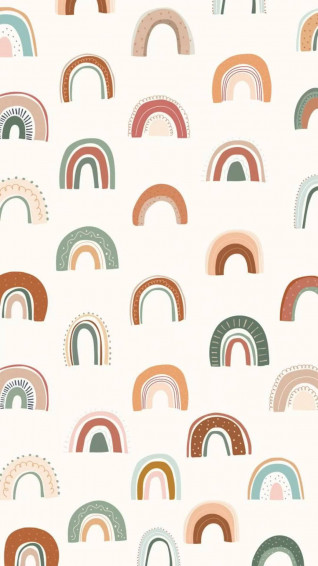 A Colorful Rainbow Pattern With Variety Of Colors