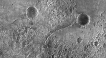 Perseverance And Mars Spacecraft Components On The Surface