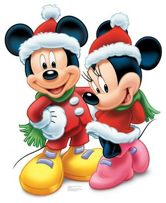 Mickey Mouse And Minnie Christmas