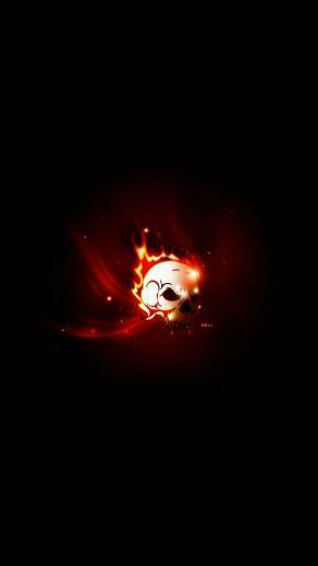 Related Pictures Fire Skull S Wallpaper Cool Blue