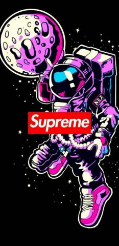 Ash Ideas Supreme iPhone Wallpaper Hypebeast
