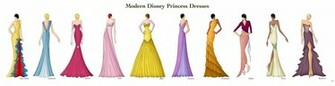 Modern Disney Princess Dresses By Ellevira