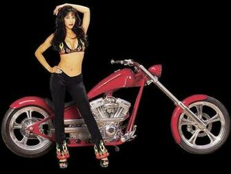 Hot Chick Bike Model Wallpaper HD Car