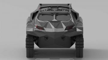 The Storm Is A Fierce Looking Amphibious Tank With Steering Wheel