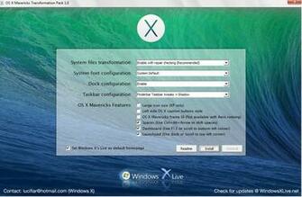 Les Traigo Un Programa Para Transormar Su Windows A Os X Mavericks