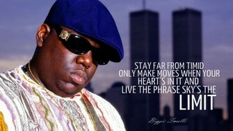 Biggie Smalls Sky S The Limit Computer Wallpaper Desktop Background