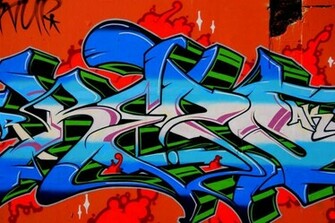 Background Graffiti Dual Monitor Cool