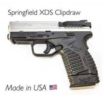 Clipdraw Concealed Carry Mount For Springfield Xds Black