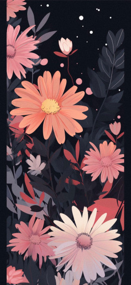 Aesthetic Flowers Dark Wallpaper Flower HD