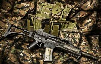 Rifle Machine Gun Guns Camouflage Wallpaper Photos Pictures