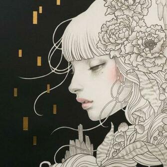 Audrey Kawasaki Eien Pressure Printing Framed Intaglio Print