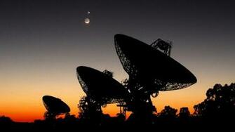 Nasa Radio Telescope Astronauts Astronomy Outer Space Wallpaper