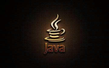 Wallpaper Java Glitter Logo Programming Language Grid