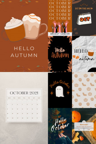Cute Fall October Wallpaper