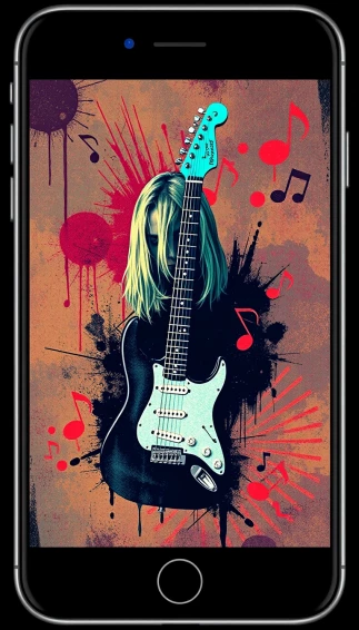 Kurt Cobain Phone Wallpaper