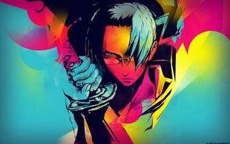Samurai Champloo Anime Colorful Drawing Glasses Wallpaper