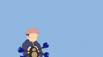 Itadori Yuji Minimalist Wallpaper Bleach Characters Anime